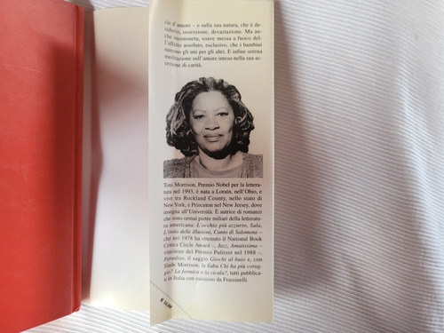 Amore Toni Morrison Frassinelli En Italiano Tapa Dura