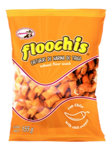 Floochis Con Chile Charricos Fritura Botana Snack 5 Piezas