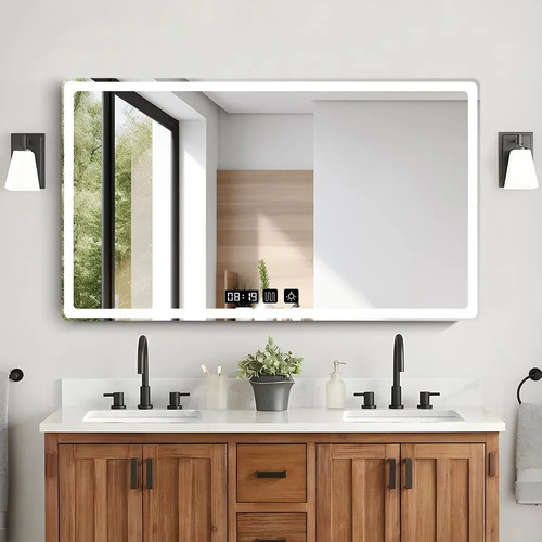 Espejo Led Baño Touch 3 Modo Con Función Antivaho 80*60cm Ma