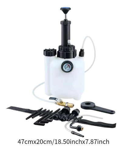 Kit De Purga De Frenos Universal De 3 L Con Adaptadores