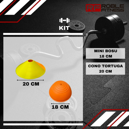Kit Entrenamiento Escalera Coordinacion Cono Aro Soga Salto