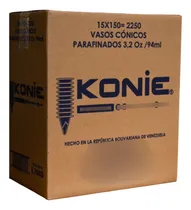 Comprar Vasos Conicos Parafinado Konie Caja 15 Paquete 150 Vasos 