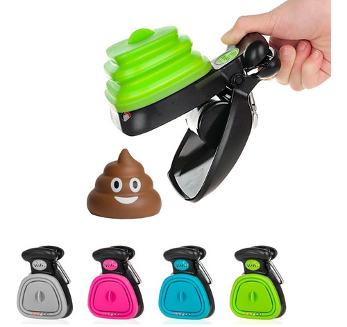 Recogedor De Excremento Mascota Dispensador Plegable Viajero