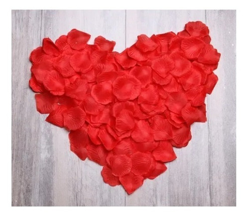 Imagem 6 de 6 de 1.000 Pétalas De Rosas Artificiais Vermelha Casamento Noivas