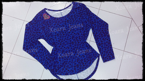 Camiseta Estampada Print Lanilla M/ Larga - Xoara Jeans