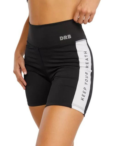 Imagen 2 de 6 de Calza Corta Deportiva Drb Angelina Mujer Biker Short