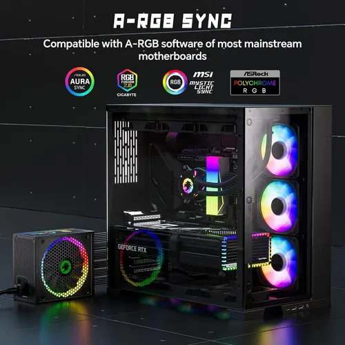 Gamemax 750w Fuente De Alimentación Modular Argb, Atx3.0 ...