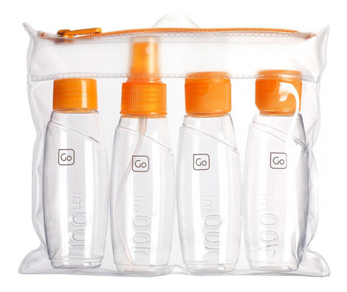 Botella De Cabina Go Travel 100ml Naranja