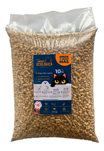 Arena Ecologica Para Gatos Premium 10kilos  Envio Gratis