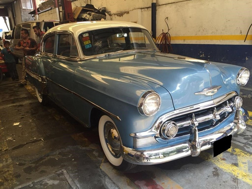 Chevrolet Bel Air 1953 Azul Mt 6 Cilindros