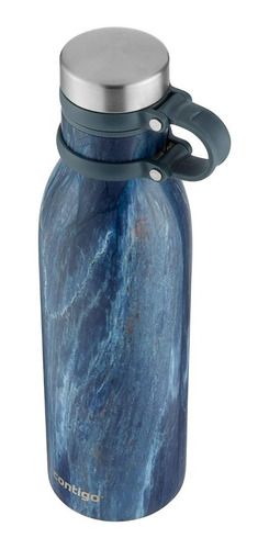 Garrafa Térmica Squeeze Contigo ® Matterhorn Aço Inox Azul