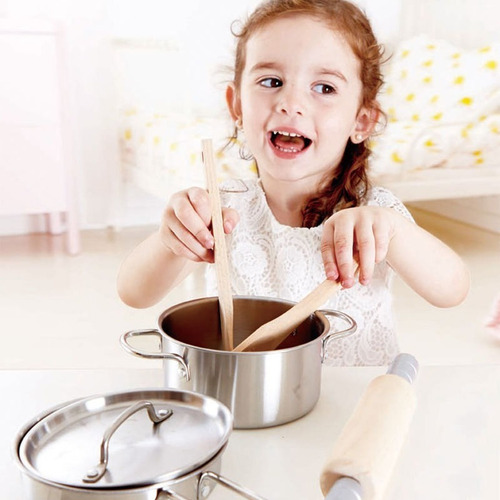 Imagen 3 de 3 de Juego Set De Cocina Chefs Para Niños De Hape