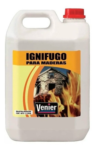 Ignífugo Antifuego Para Madera Y Papel Venier | 5lt