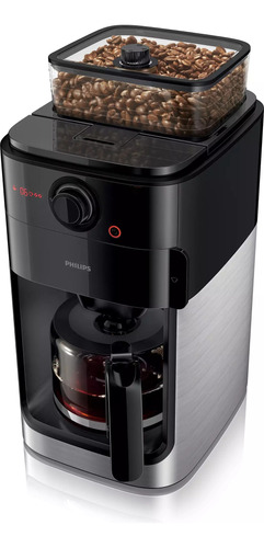 Cafetera De Filtro Philips Hd7767 Negro 9 Ajustes Molinillo