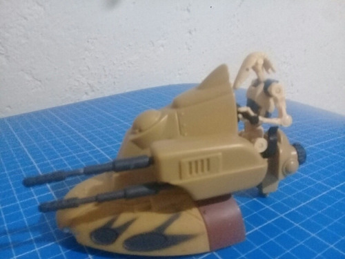 Blindado Scout Tanque Con Battle Droid Star Wars 1999 (Usado)