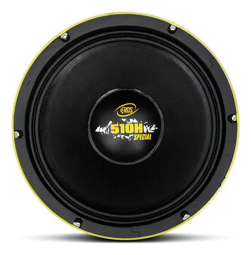 Alto Falante Eros E-510 H6 500w Rms 6 Ohms 10 Polegadas 510h Especial Cor Preto E Amarelo