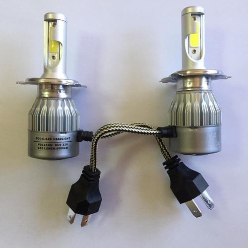 Luces Led H1, H4,h7,9005 Y 9006, 24 W, 6000 Lm .c6, 6000k