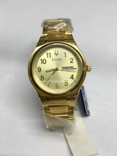 Relógio Bulova Masculino Wb21196g Dourado Analogico