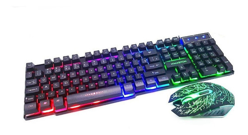 Teclado Gamer C/ Mouse P/ Jogos Com Led Usb Promoção Barato
