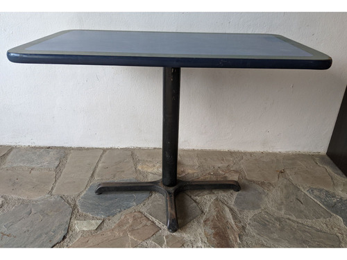 Mesa Tipo De Bar, Pie Central, 106x60cm Alto 76cm