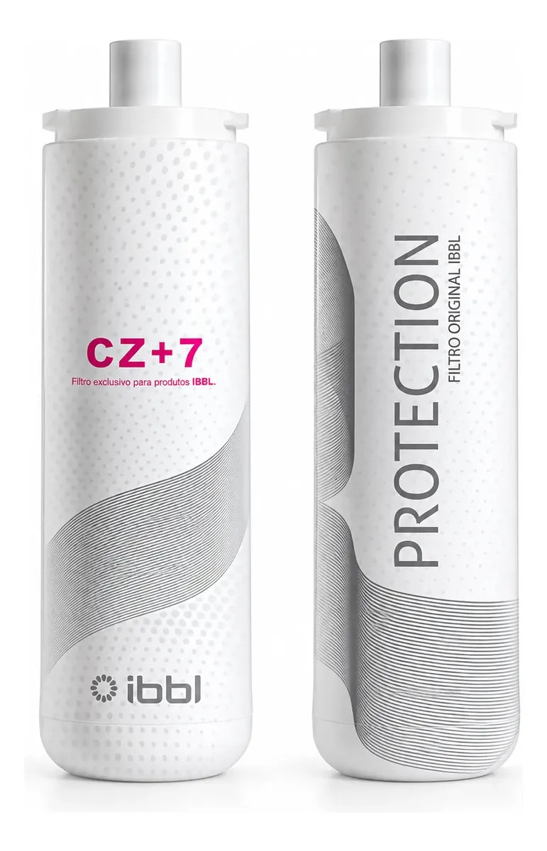 Filtro Refil Ibbl Protection Cz+7 Refil Girou Trocou Cor Branco Original Para Purificador Vivax Fr 600 Due E-due