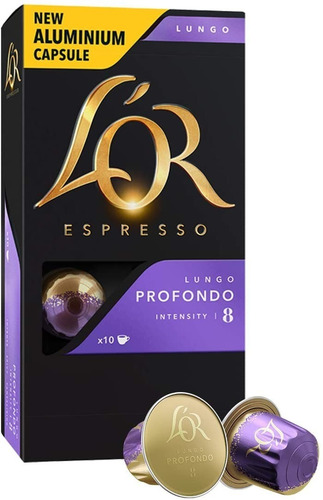 Cápsulas Nespresso Compatibles Café L'or Lungo Profondo