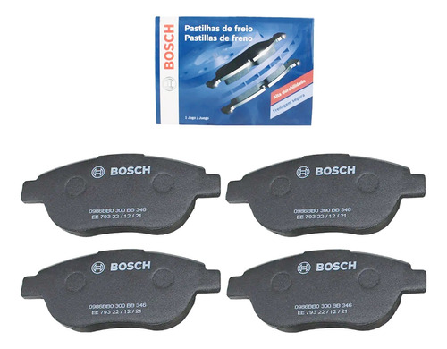 Pastilha Freio Dianteira Citroen C4 Pallas Hatch 2.0 Bosch