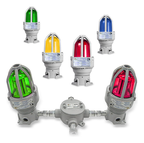 Luminária Ex-d Anti Explosão Plafonier - Tlw15 Verde