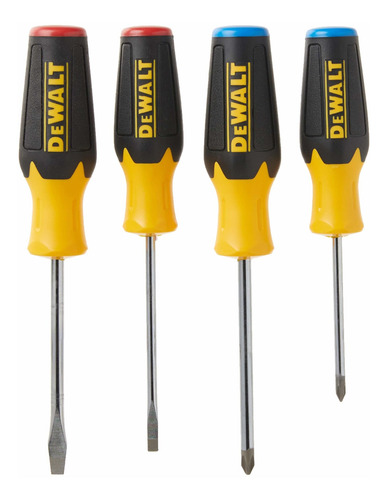 Dewalt Juego De Destornilladores, 4 Piezas (dwht62512), Colo