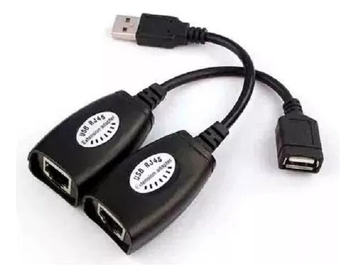 Adaptador Extensión Usb A Rj45 45mts Utp Cat5/6