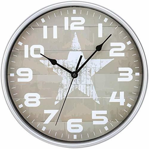 Timekeeper*****s Star Reloj De Pared, Marrón