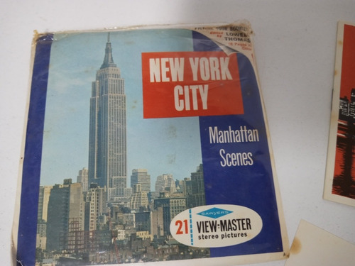 7k New York Manhattan 3 Discos Para View Master 1966