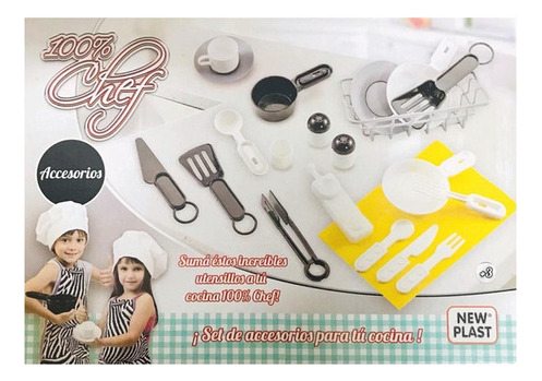 Juego De Cocina Set De Accesorios Para Cocina 100% Chef 