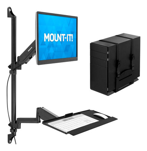 Soporte Para Monitor Y Cpu De Pared