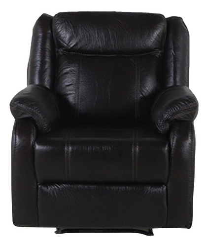 Sillón Reclinable Muebles Dico Amazona Negro Color Marrón Oscuro Diseño De La Tela Liso