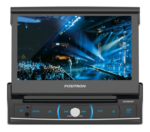Dvd Retrátil De 7 Positron Sp6320bt Bluetooth Aux Automotivo