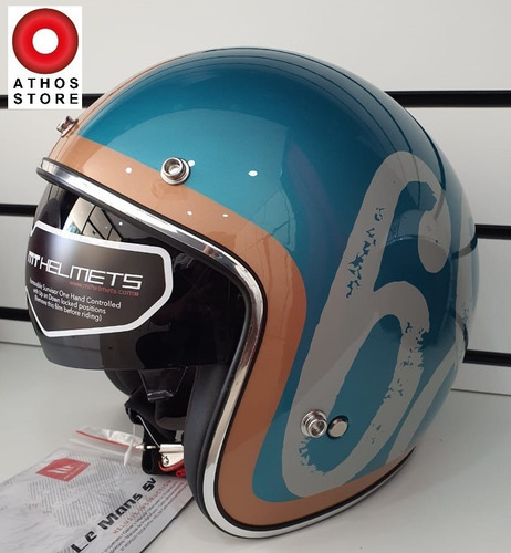 Casco Mt Helmets Le Mans Hipster Green Brilloso