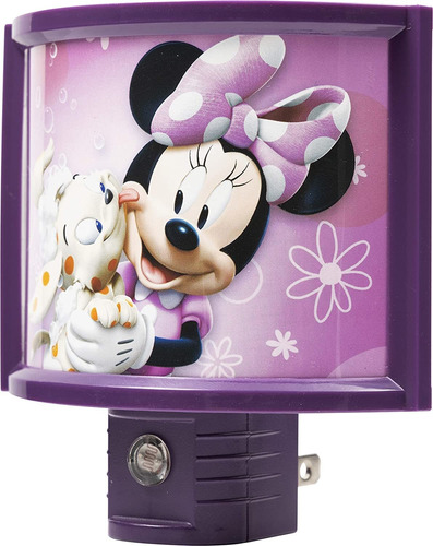 Disney 13367 Velador De Led De Minnie's Bowtique, Con Sensor