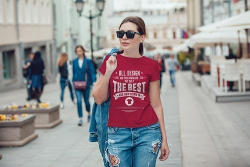 Mockup / Mostrario Remera Mujer (sublimación)