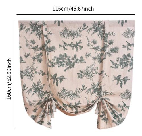 Cortina Floral Titina Cortina Cortina Casa De 116 Cmx160 Cm