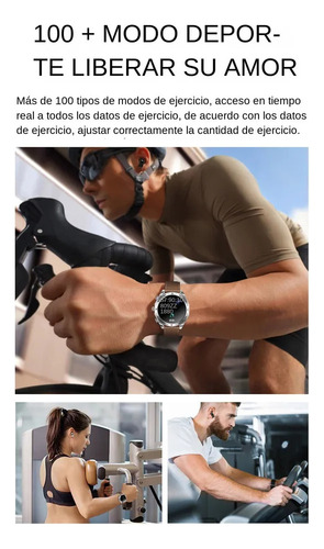 Reloj Inteligente 2 En 1 Con Auriculares Bluetooth Hombre