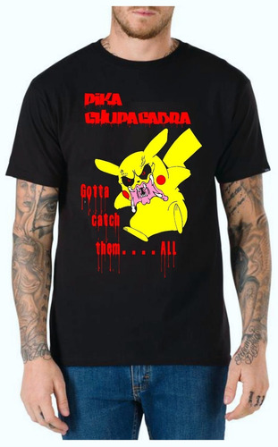 Remera Pokemon - Pikachu Cabra - Anime/manga- Full Vinil