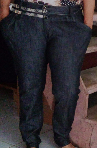 calça jeans onça preta