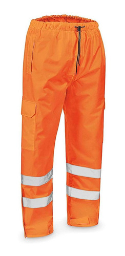 Pantalones Impermeables De Alta Vis Clase 3 - Naranja, M