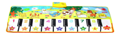 Teclado Musical Tapetes Alfombra Educativa Para Niños