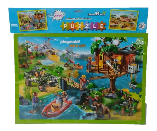 Puzzle Rompecabezas Inkdrop Playmobil 54 Piezas Infantil