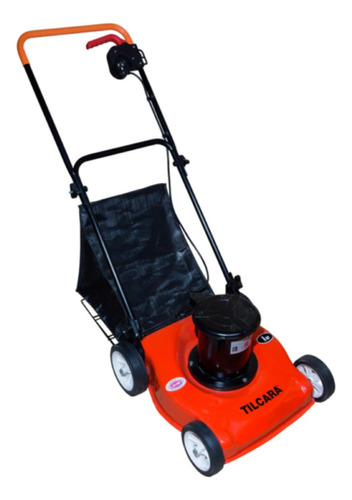 Cortadora De Pasto Eléctrica Tilcara R-394 C/bolsa 1 Hp 220v Color Naranja/Negro