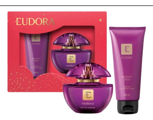 Presente Eudora Roxo Miniatura - Kit Com 2 Itens