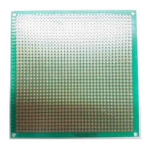 Placa Fenolica Perforada Verde 10×10 Cm