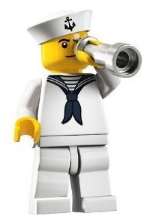 Minifigura Coleccionable Lego Series 4 Navy Sailor